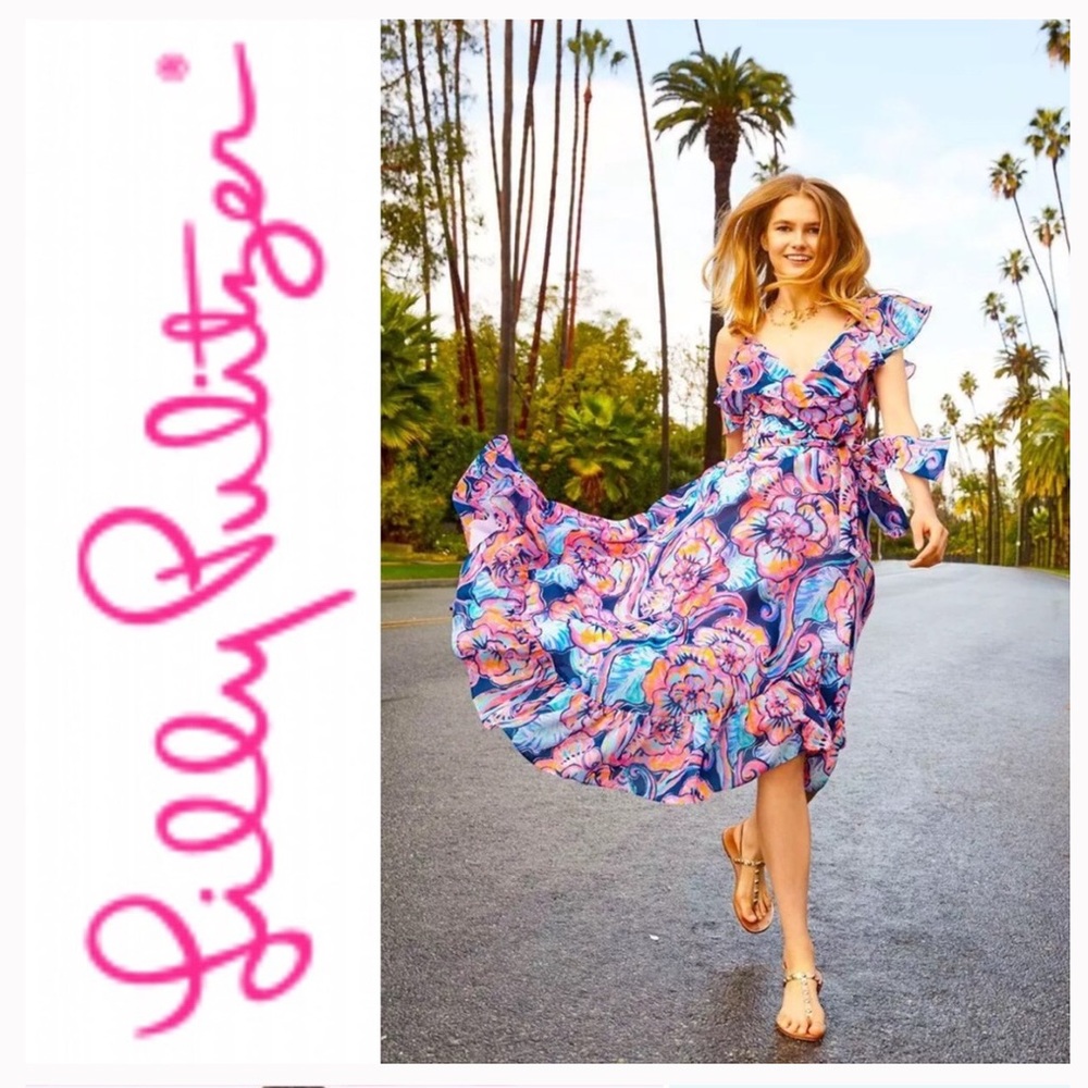 Lilly Pulitzer Marianna midi dress NWOT